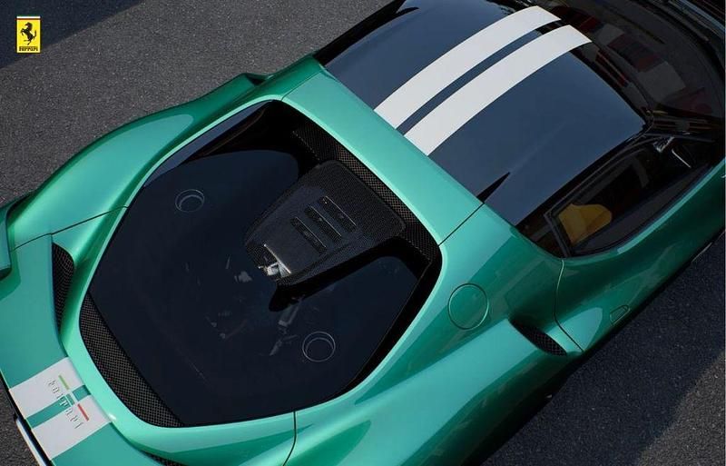 Nouă Ferrari 296 880 CP (647 kW) 2026 Verde