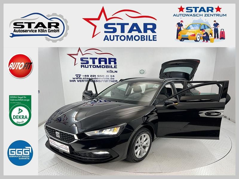 Midnight schwarz Gebraucht 2022 Seat Leon Style Kombi | 17.390 € (Guter Preis) - Bild 1/4