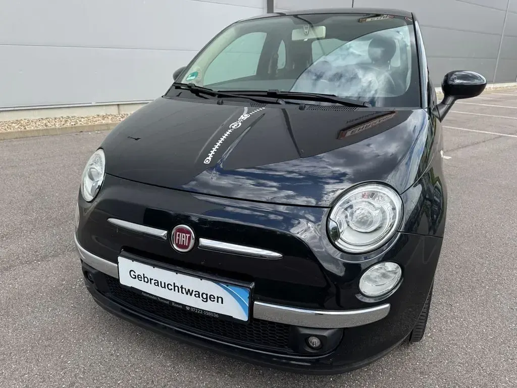 Gebraucht Fiat 500 95 PS (69 kW) 2014 Schwarz Kleinwagen