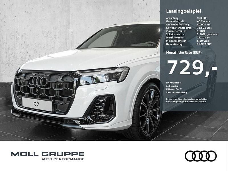Gletscherweiss metallic Neu 2025 Audi Q7 S-Line SUV | 87.990 € (Fairer Preis) - Bild 1/4
