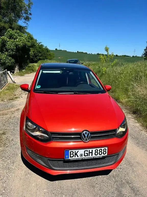 Gebraucht VW Polo Comfortline 86 PS (63 kW) 2011 Rot Kleinwagen