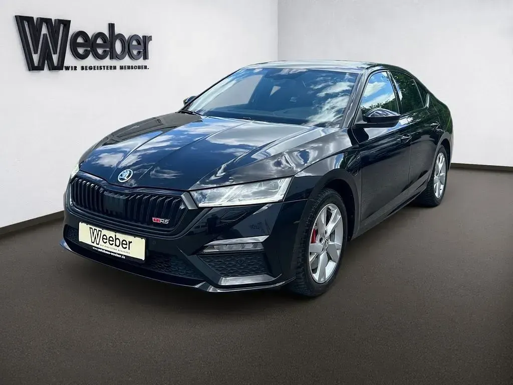 Gebraucht Skoda Octavia RS 245 PS (180 kW) 2022 Schwarzmagic perleffekt (metallic) Limousine