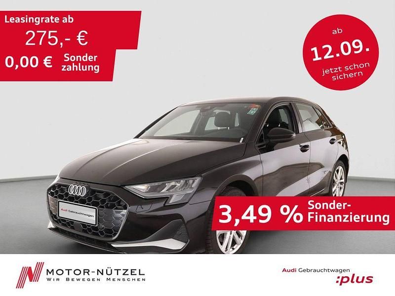Schwarz Gebraucht 2024 Audi A3 Sportback Advanced Limousine | 31.930 € (Fairer Preis) - Bild 1/4