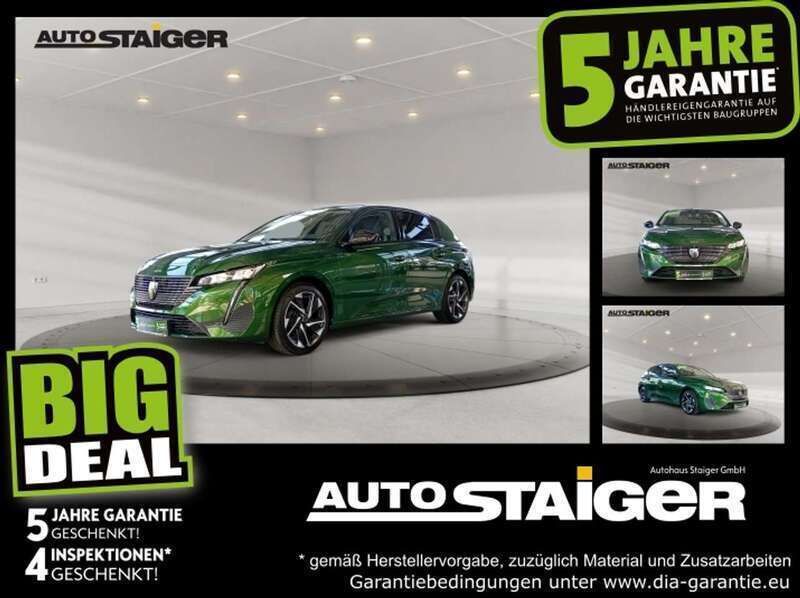 Lackierung olivgrün/typ aussenverkl Gebraucht 2023 Peugeot 308 Allure Limousine | 22.987 € (Guter Preis) - Bild 1/4