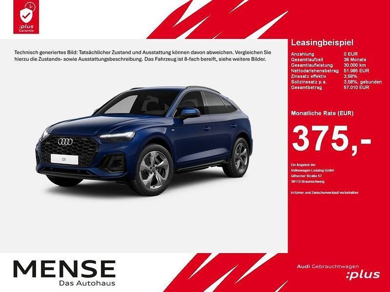 Navarrablau Gebraucht 2024 Audi Q5 Sportback S-Line SUV | 51.985 € (Fairer Preis) - Bild 1/4