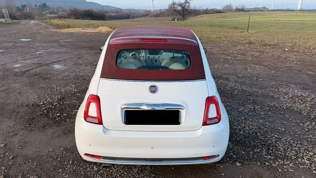 Gebraucht Fiat 500C Lounge 69 PS (50 kW) 2018 Weiß Cabrio
