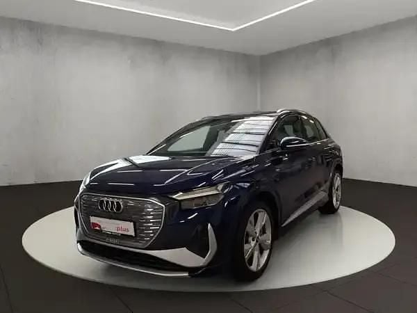 Navarrablau metallic Gebraucht 2023 Audi Q4 e-tron S-Line SUV | 35.900 € (Superpreis) - Bild 1/4