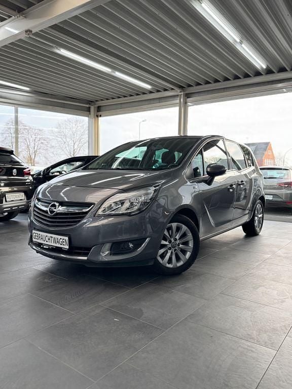Grau Gebraucht 2016 Opel Meriva drive Van / Kleinbus | 9.990 € (Etwas zu teuer) - Bild 1/4