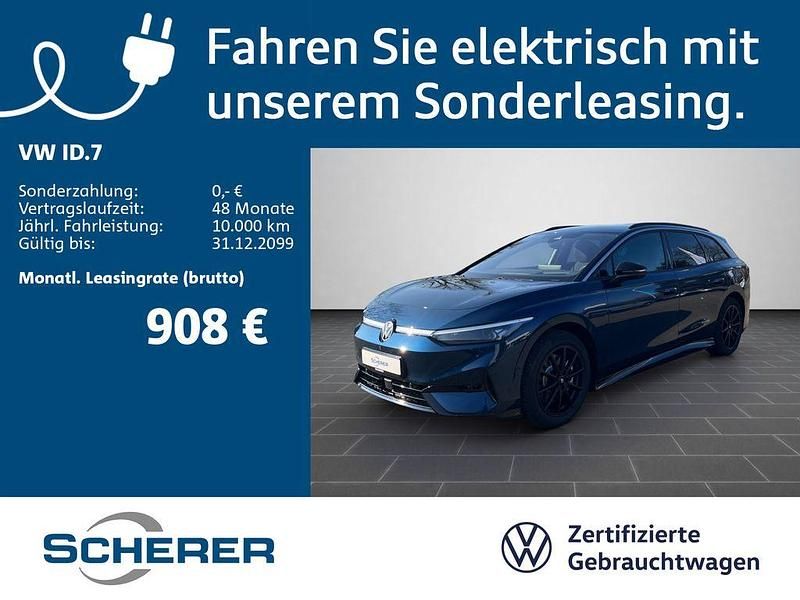 Aquamarinblau metallic Gebraucht 2025 VW ID.7 Pro Limousine | 45.430 € (Teuer) - Bild 1/4