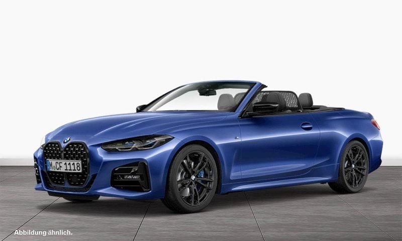 M portimao blau (metallic) Gebraucht 2021 BMW 430 Cabriolet M Sport Cabrio | 42.990 € (Fairer Preis) - Bild 1/3