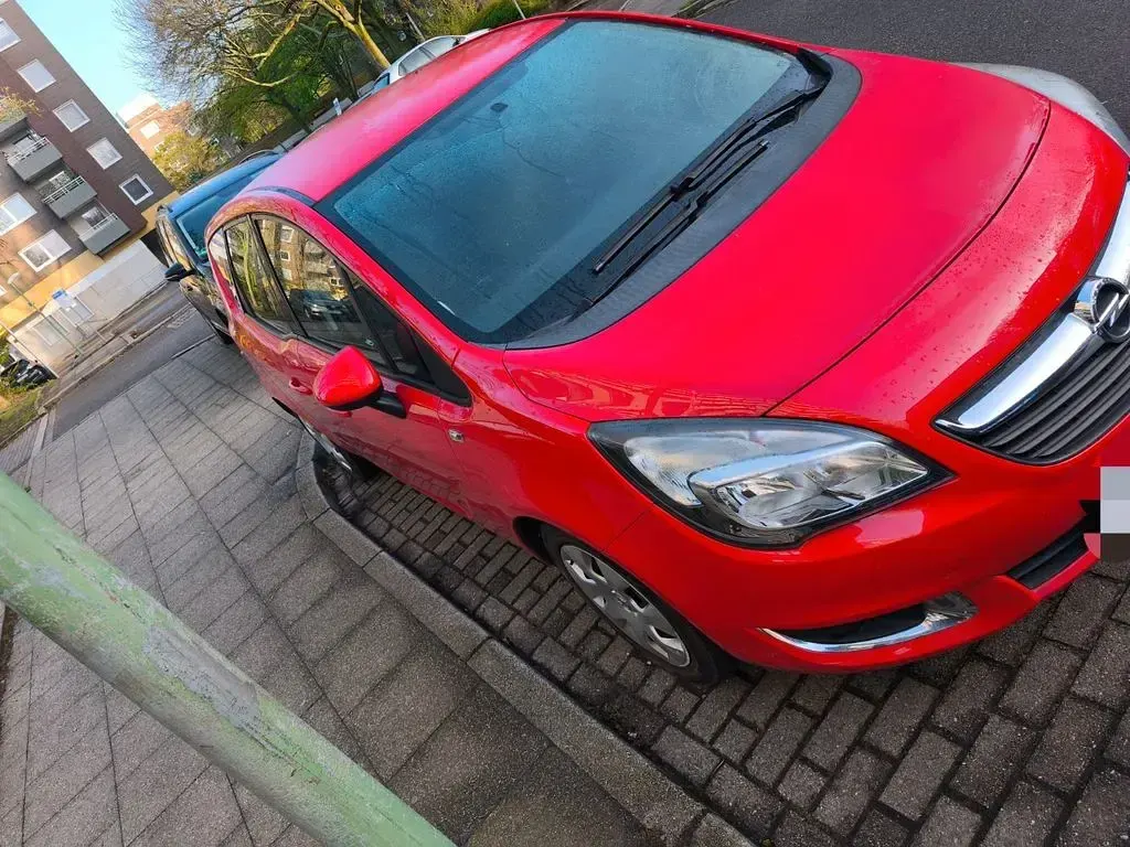 Gebraucht Opel Meriva drive 136 PS (100 kW) 2014 Rot Van / Kleinbus