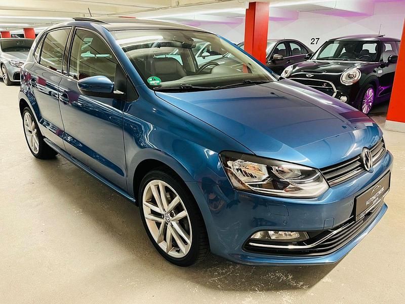 Gebraucht VW Polo Highline 110 PS (80 kW) 2016 Blau Kleinwagen