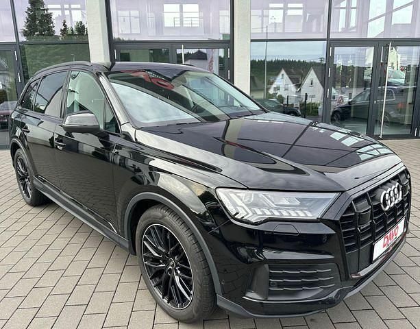 Schwarz Gebraucht 2023 Audi Q7 S-Line SUV | 52.991 € (Superpreis) - Bild 1/4