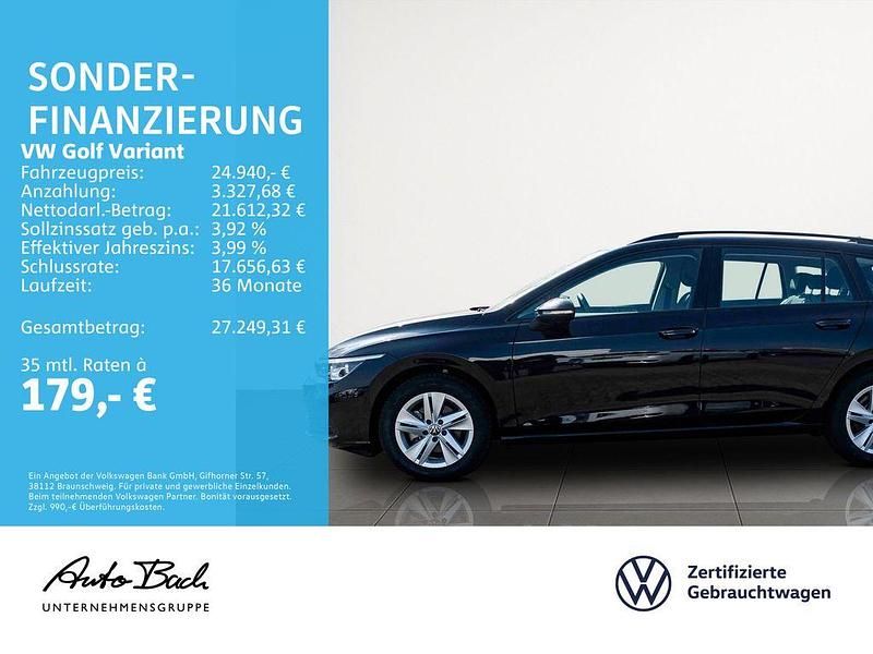 Gebraucht VW Golf VIII Pro 131 PS (96 kW) 2023 Deep black perleffekt Kombi