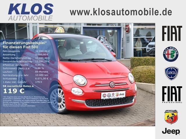 Rot Gebraucht 2022 Fiat 500 Dolcevita Limousine | 12.990 € (Fairer Preis) - Bild 1/4