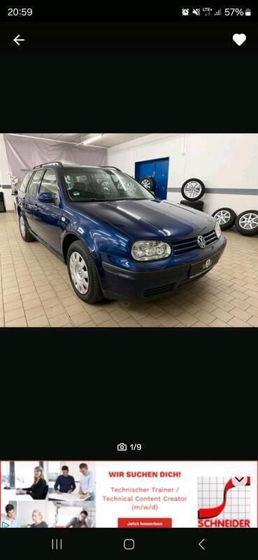 Blau Gebraucht 2005 VW Golf IV Kombi | 5.750 € - Bild 1/1