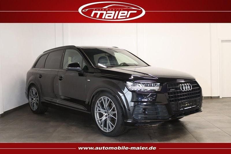 Orcaschwarz/deep black Gebraucht 2019 Audi Q7 S-Line SUV | 39.900 € (Superpreis) - Bild 1/4