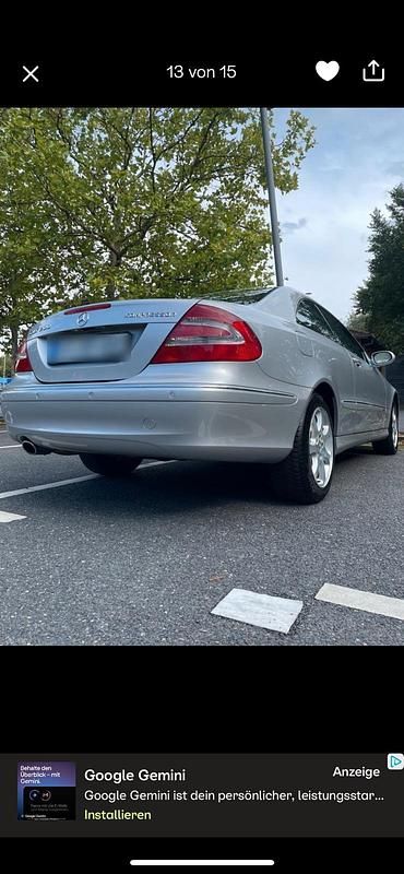 Silber Gebraucht 2002 Mercedes CLK200 Coupé | 6.800 € - Bild 1/4