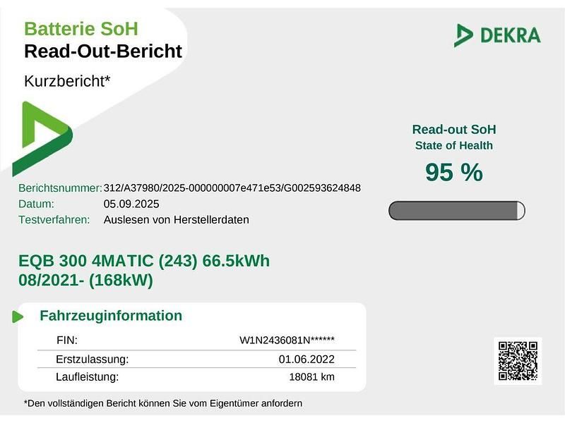 Gebraucht Mercedes EQB300 Progressive 167 kW (228 PS) 2022 Grau SUV