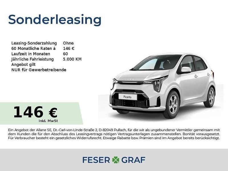 Weiß Neu 2025 Kia Picanto Edition 7 Kleinwagen | 17.740 € (Etwas zu teuer) - Bild 1/4