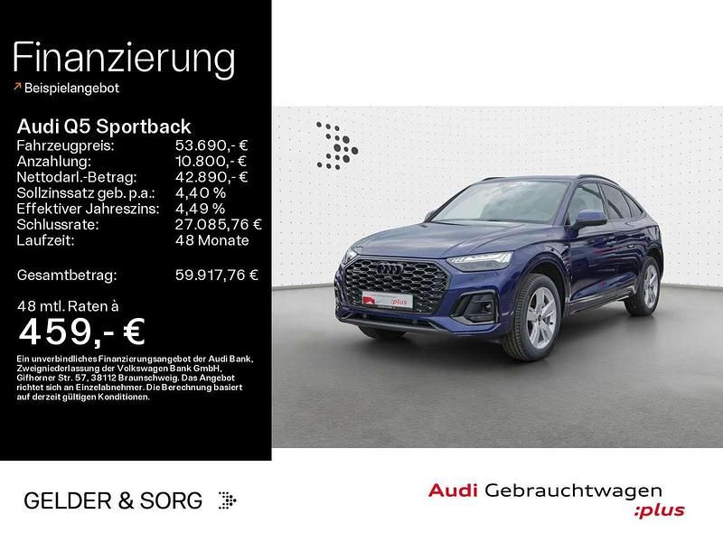 Navarrablau metallic Gebraucht 2024 Audi Q5 S-Line SUV | 53.690 € (Fairer Preis) - Bild 1/2