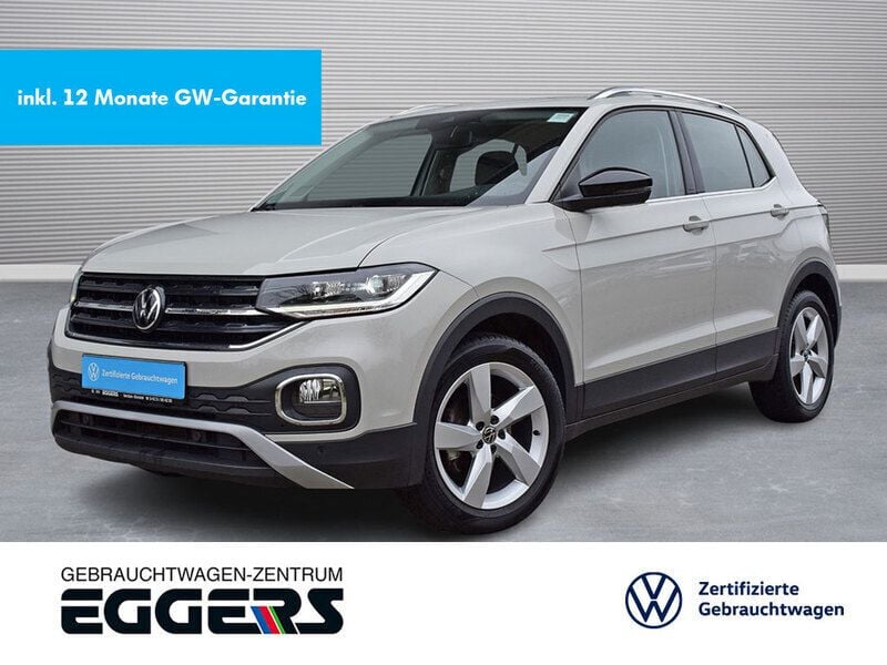 Grau Gebraucht 2021 VW T-Cross Style SUV | 19.780 € (Fairer Preis) - Bild 1/4