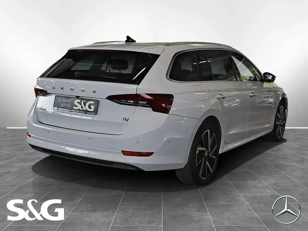 Gebraucht Skoda Octavia First Edition 150 PS (110 kW) 2021 Moonweiss metallic Kombi