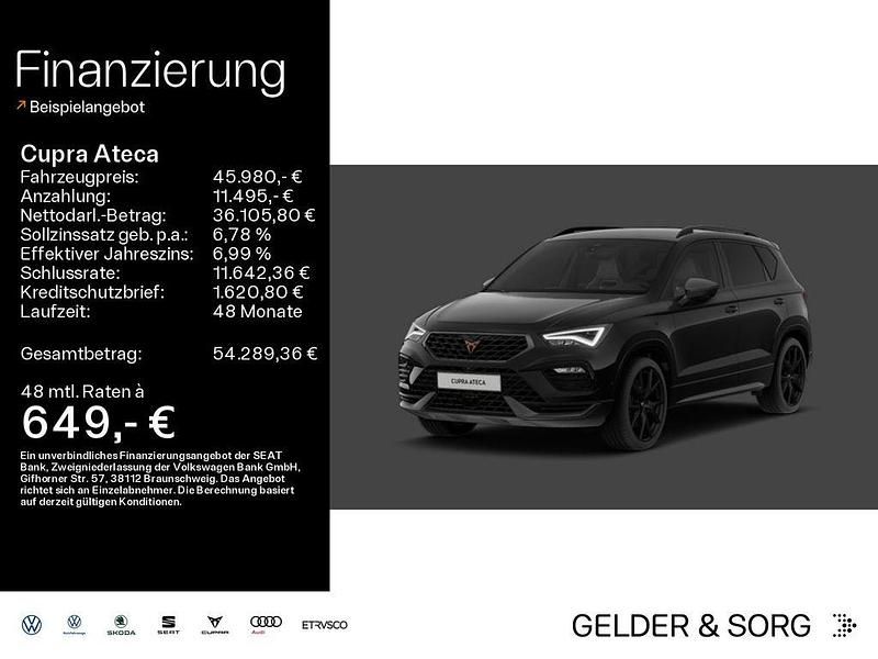 Schwarz Neu 2025 Cupra Ateca VZ SUV | 45.980 € (Etwas zu teuer) - Bild 1/4