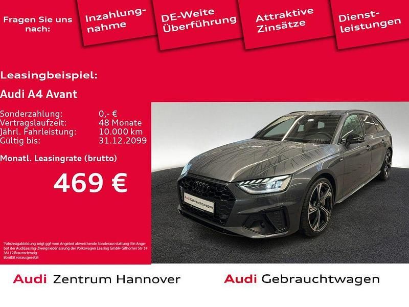 6y daytonagrau perleffekt Gebraucht 2023 Audi A4 S-Line Kombi | 40.450 € (Teuer) - Bild 1/4