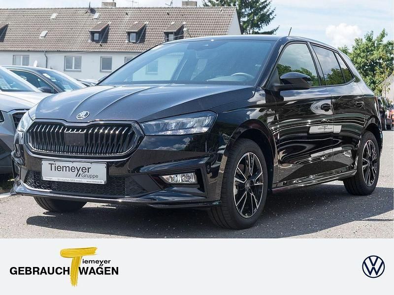 Schwarz Gebraucht 2025 Skoda Fabia Monte Carlo Limousine | 22.290 € (Guter Preis) - Bild 1/4