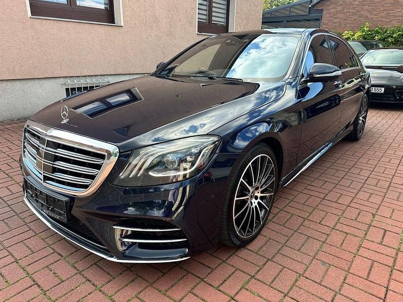 Cavansitblau metalliclack Gebraucht 2017 Mercedes S560 Exclusive Limousine | 46.950 € (Fairer Preis) - Bild 1/4