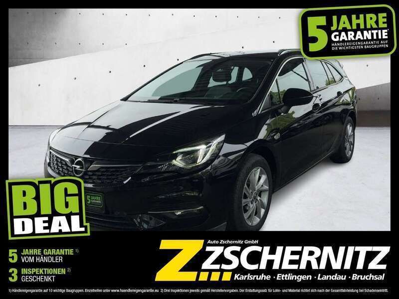 Onyx schwarz Gebraucht 2020 Opel Astra Elegance Kombi | 16.860 € (Etwas zu teuer) - Bild 1/4