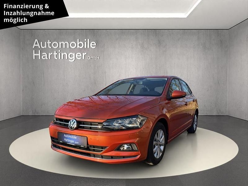 Gebraucht VW Polo Highline 95 PS (69 kW) 2018 Orange Kleinwagen