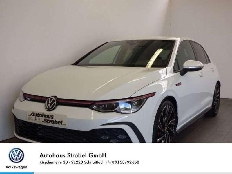 Pure white Gebraucht 2021 VW Golf VIII GTI Limousine | 35.990 € (Teuer) - Bild 1/3