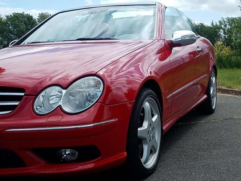 Feueropal unilack Gebraucht 2005 Mercedes CLK500 AMG line Cabrio | 29.900 € - Bild 1/4