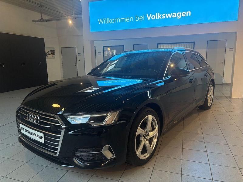Mythosschwrz Gebraucht 2021 Audi A6 Sport Kombi | 38.590 € (Teuer) - Bild 1/4