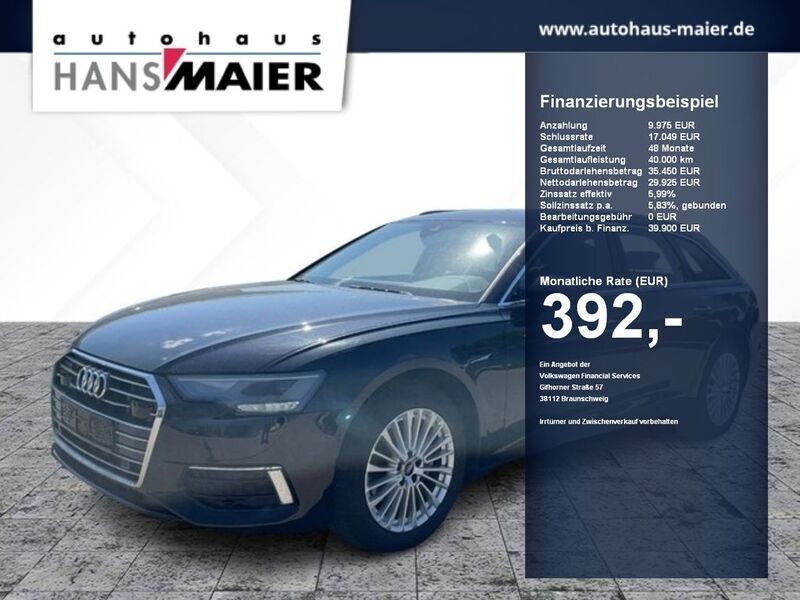 Brillantschwarz Gebraucht 2022 Audi A6 Design Kombi | 38.600 € (Etwas zu teuer) - Bild 1/4