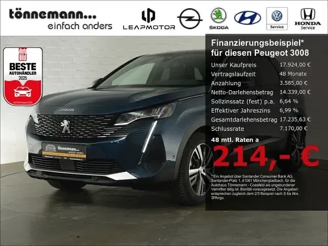 Gebraucht Peugeot 3008 Allure 131 PS (96 kW) 2023 SUV