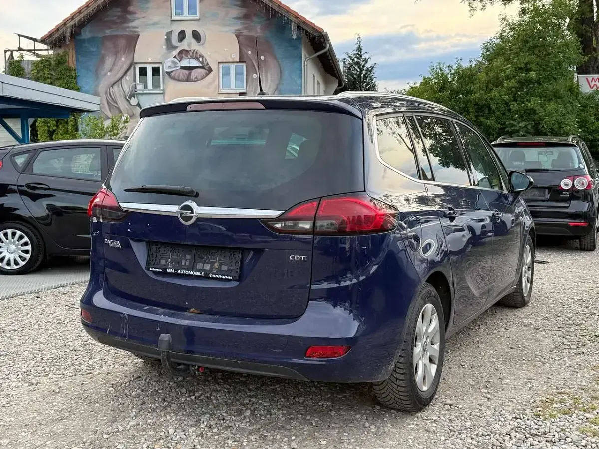 Gebraucht Opel Zafira Tourer 110 PS (80 kW) 2013 Blau Van / Kleinbus