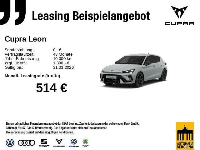 Weiß Neu 2026 Cupra Leon VZ Limousine | 45.888 € (Fairer Preis) - Bild 1/2