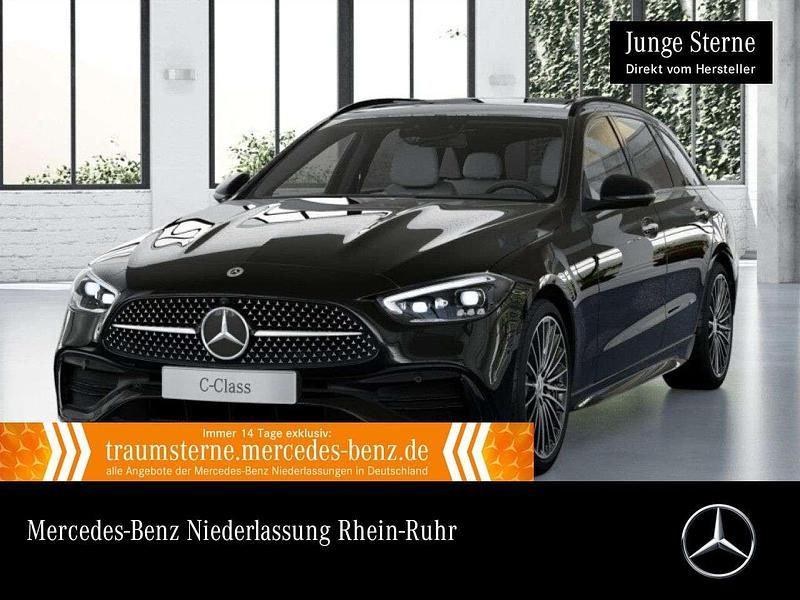 Schwarz Gebraucht 2024 Mercedes C300 AMG Line Premium Plus Limousine | 48.890 € (Teuer) - Bild 1/3