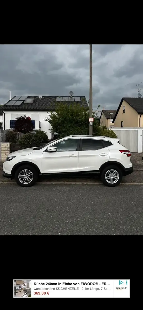 Gebraucht Nissan Qashqai 163 PS (119 kW) 2017 Weiß SUV