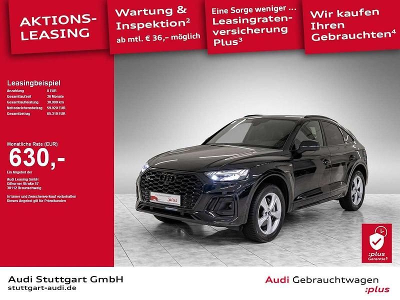 Mythosschwarz metallic Gebraucht 2024 Audi Q5 Sportback Ambiente SUV | 59.920 € (Teuer) - Bild 1/2