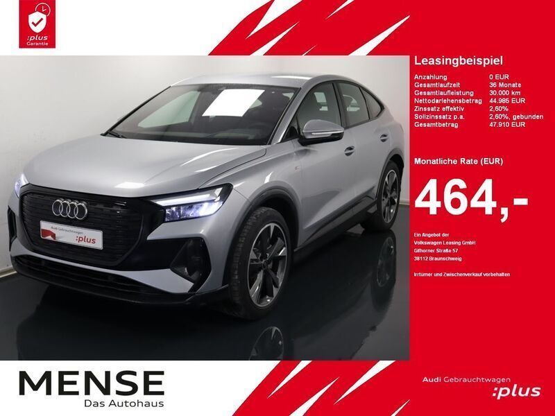 Florettsilber Gebraucht 2024 Audi Q4 Sportback e-tron S-Line SUV | 44.985 € - Bild 1/4