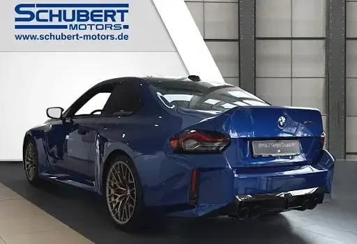 Ny BMW M2 Performance 530 HK (389 kW) 2026 Blå Coupe