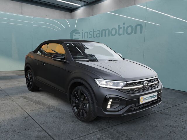 Schwarz Neu 2024 VW T-Roc Cabriolet R-line Cabrio | 45.570 € - Bild 1/2