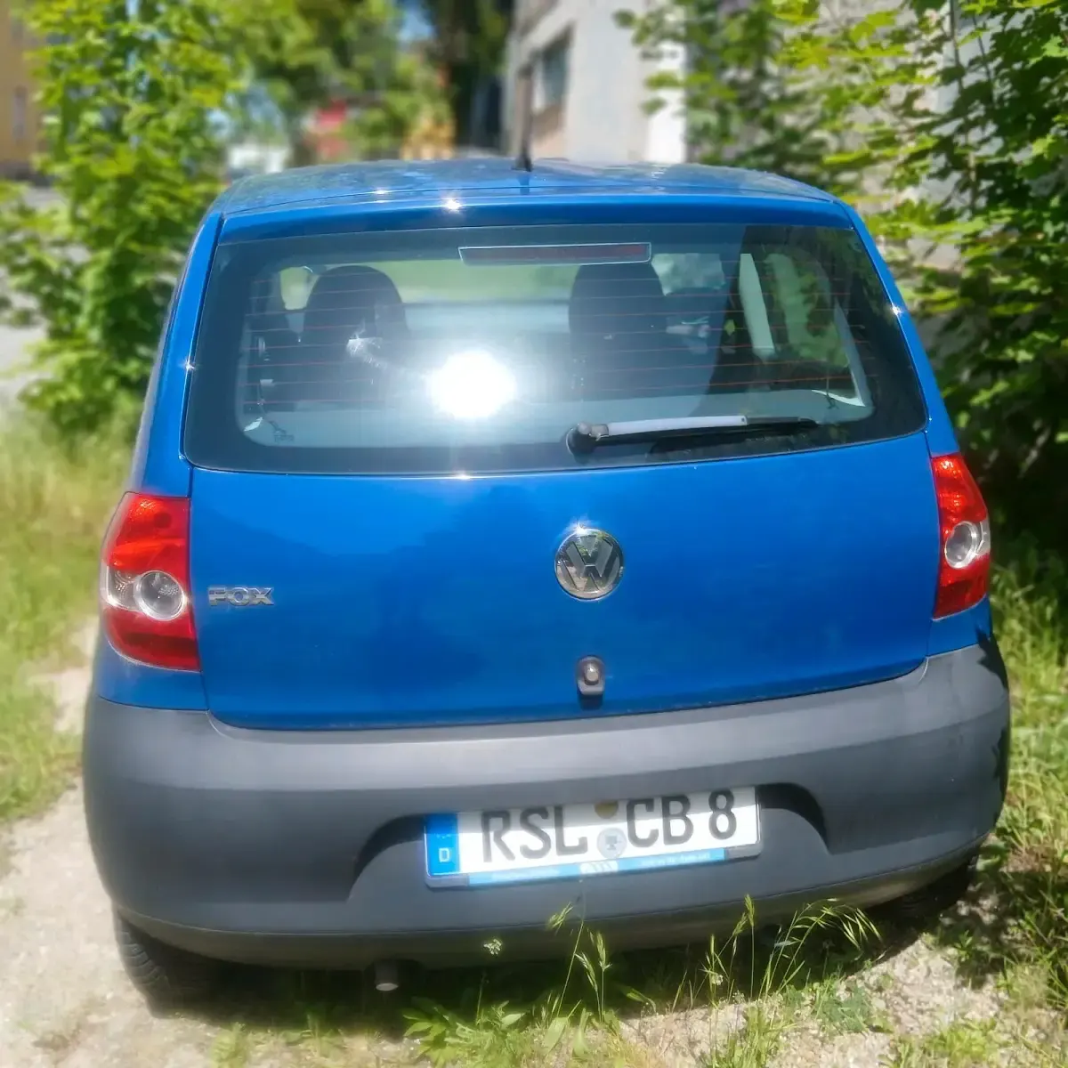 Usado VW Fox 72 CV (52 kW) 2010 Azul Utilitario