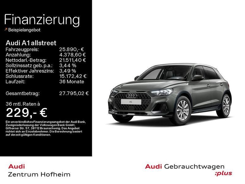 Gebraucht Audi A1 S-Line 116 PS (85 kW) 2025 Chronosgrau metallic SUV