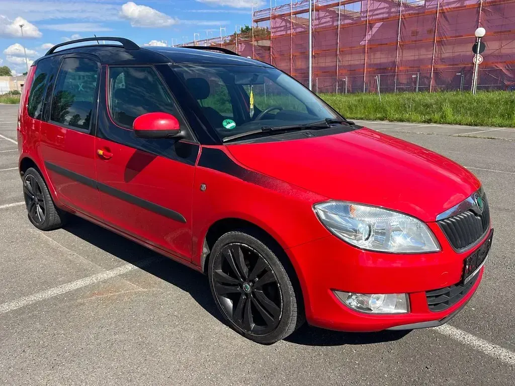 Gebraucht Skoda Roomster Elegance 86 PS (63 kW) 2013 Rot Van / Kleinbus