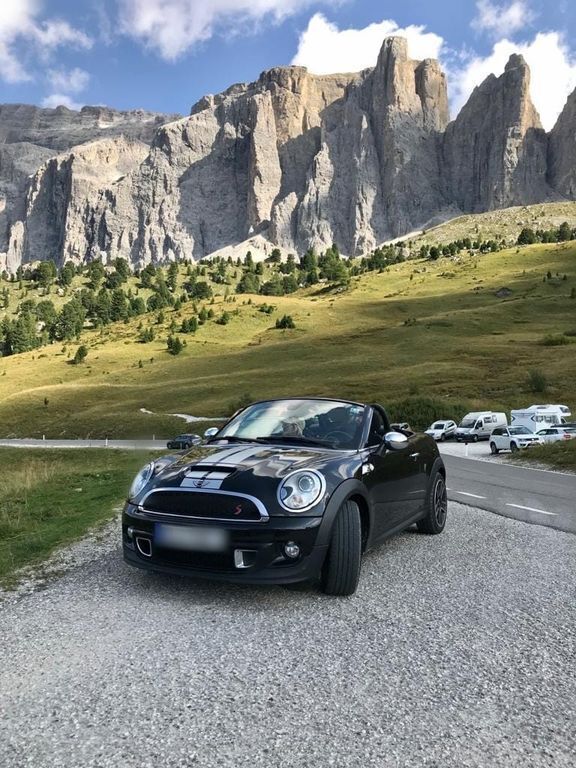 Schwarz Gebraucht 2012 Mini Cooper SD Roadster Cabrio | 9.499 € - Bild 1/4